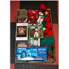 Image 1 : BOX WITH CHRISTMAS ITEMS INCL. OUR 1ST