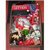 Image 1 : BOX WITH CHRISTMAS DECOR INCL. STRING OF