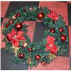 Image 1 : LARGE LIGHT UP CHRISTMAS WREATH
