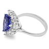 Image 2 : 3.47ct Tanzanite 14 K White Gold Ring