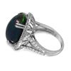 Image 2 : 11.45ct Opal 14 K White  Gold Ring