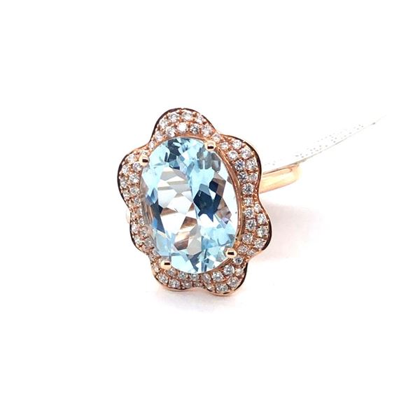 4.98ct Aquamarine 14K Yellow Gold Ring