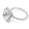 Image 2 : 5.13ct Aqua 14 K White Gold Ring