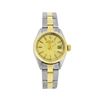 Image 2 : Rolex Ladies Two Tone Champagne Index Date Watch