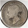 Image 2 : 1892 Queen Victoria 25 Cents