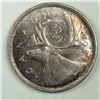 Image 1 : 1953 SD Queen Elizabeth 25 Cents SF UNC