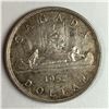 Image 1 : 1952 King George VI Canadian Silver Dollar SWL DBL-HP
