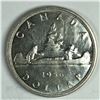 Image 1 : 1956 Queen Elizabeth II Canadian Silver Dollar UNC