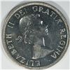 Image 2 : 1956 Queen Elizabeth II Canadian Silver Dollar UNC