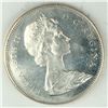 Image 2 : 1965 Queen Elizabeth II Canadian Silver Dollar UNC