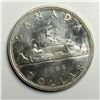 Image 1 : 1966 Queen Elizabeth II Canadian Silver Dollar UNC