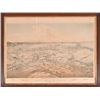 Image 1 : Birds Eye View Map of 1881 New Braunfels Texas
