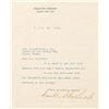 Image 17 : Franklin D. Roosevelt Autographed 1932 Letter