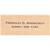 Image 6 : Franklin D. Roosevelt Autographed 1932 Letter