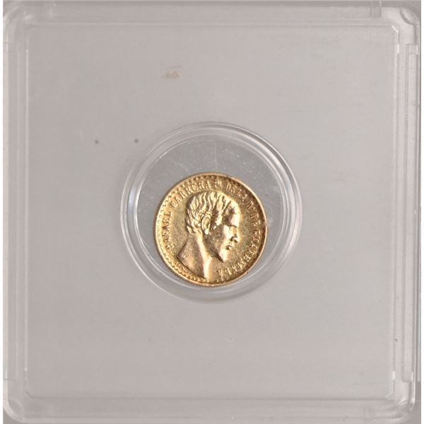 1860 Un Peso Gold Coin