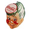 Image 1 : Orignal Coca Cola "Sprite Boy" Porcelain Sign