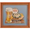 Image 1 : Grand Prize Beer Sandwich Cardboard Framed Ad