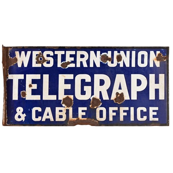 Western Union Telegraph And Cable Office Sign