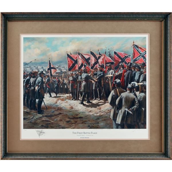 Don Troiani Civil War Print-The First Battle Flags