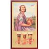 Image 1 : Cerveceria Ortega Framed Lithograph Ad