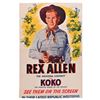 Image 1 : Rex Allen and Koko Movie Poster