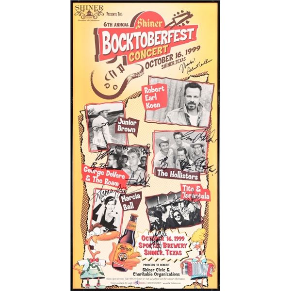 Shiner Bocktoberfest Signed Poster