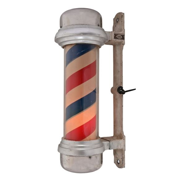 Vintage Barber Pole Wall Mounted