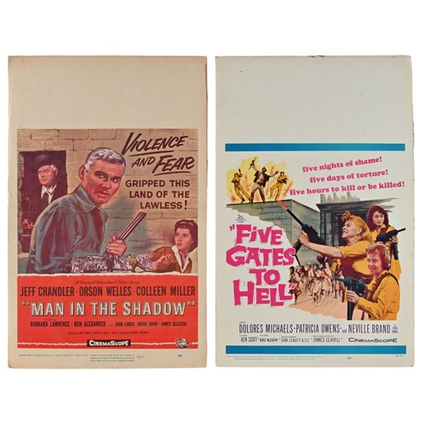 Pair Of Vintage CinemaScope Movie Posters
