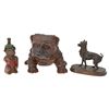 Image 1 : Collection of (3) Dog Bronze Sculptures