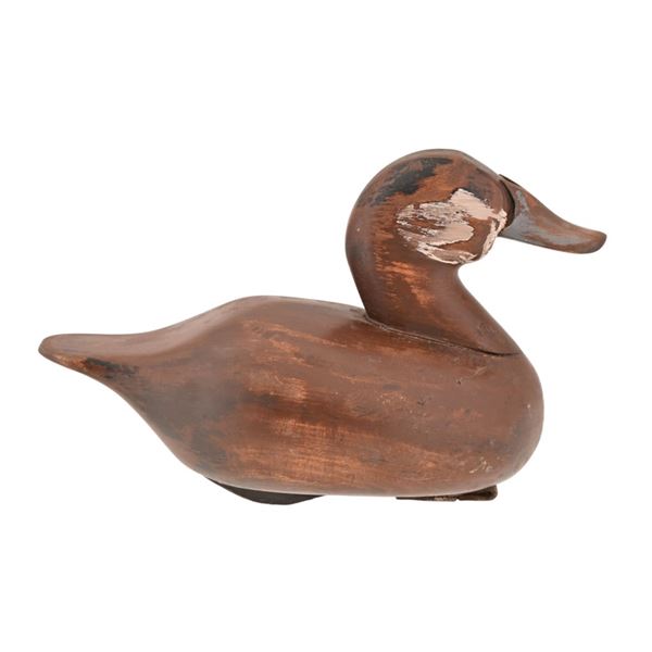 Joe Racine Signed Wood Duck Decoy