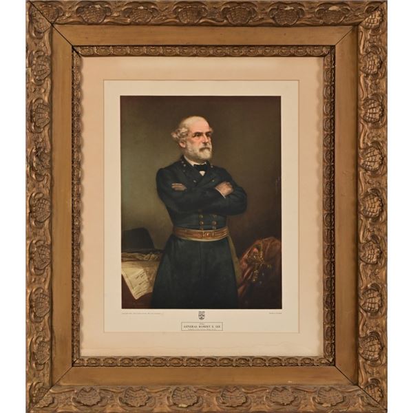 Framed General Robert E. Lee Print