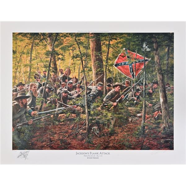 Don Troiani Signed Print "Jackson's Flank Attack"