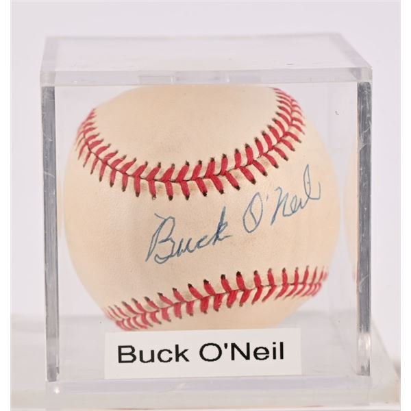 Buck O'Neil Autographed Baseball