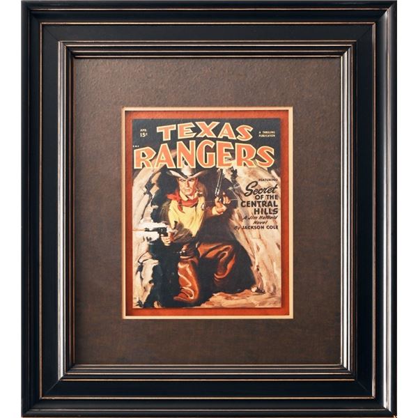 Texas Rangers Framed Enlarged Cover