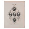 Image 1 : 1866 Photo of Five Famous Generals