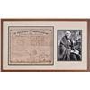 Image 1 : Texas Governor Sam Houston Signed Land Grant 1860