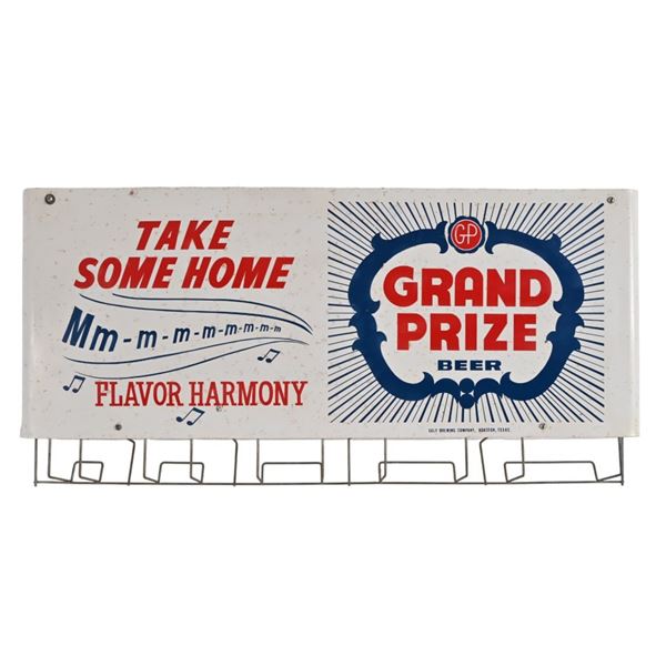 Grand Prize Beer Advertising Bag Rack