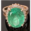 Image 1 : 14K Gold Gem Stone Diamond Ring