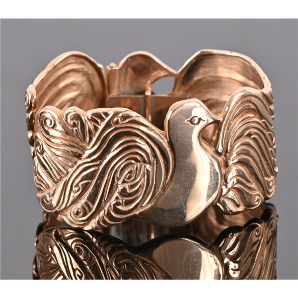 10K Gold Dove Bracelet 85 Grams