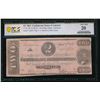 Image 1 : 1863 $2 T-61 Confederate PCGS 20