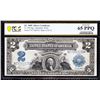 Image 1 : 1899 $2 Mini Porthole Silver Certificate PCGS 65PPQ