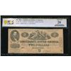 Image 1 : 1862 $2 T-42 Confederate PCGS 20