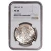 Image 1 : 1891-CC $1 Morgan Silver Dollar NGC MS63