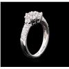 Image 4 : 0.95 ctw Diamond Ring - 14KT White Gold