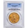 Image 1 : 1908 $20 No Motto Double Eagle Gold Coin PCGS MS63