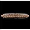 Image 2 : 14KT Rose Gold 3.28 ctw Diamond Tennis Bracelet