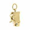 Image 4 : Vintage 14k Yellow Gold Mechanical Detailed Typewriter Collectible Charm Pendant