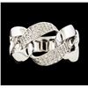 Image 2 : 0.33 ctw Diamond Ring - 14KT White Gold
