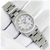 Image 2 : Rolex 31MM White Roman Datejust Wristwatch With Oyster Band With Box