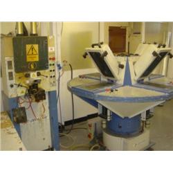 1999 DELAHAYE CSAM 4 STATION SOLE PRESS S/N F1398101 C/W 1999 DELAHAYE PUR150 ADHESIVE TOWER S/N K15